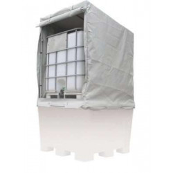 COPERTURA per vasca di raccolta 1450x1400x1850 mm 1 IBC