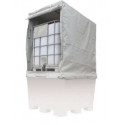 COPERTURA per vasca di raccolta 2450x1400x1850 mm 2 IBC