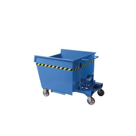 Benna completamente ribaltabile Cap.800 lt - 1400x1110x1075 mm