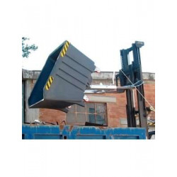 Benna ribaltabile in Polietilene Cap.1000 lt - 1119x1650x1075 mm
