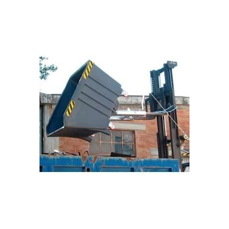 Benna ribaltabile in Polietilene Cap.1000 lt - 1119x1650x1075 mm