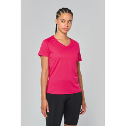 T-shirt donna sportiva a manica corta scollo a V PA477 PROACT®