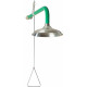 Doccia a parete con soffione in acciaio Inox