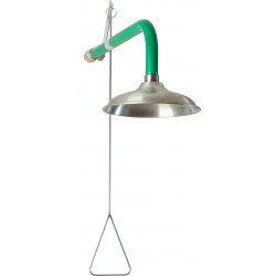 Doccia a parete con soffione in acciaio Inox