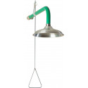 Doccia a parete con soffione in acciaio Inox