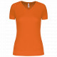 T-shirt donna sportiva a manica corta scollo a V PA477 PROACT®