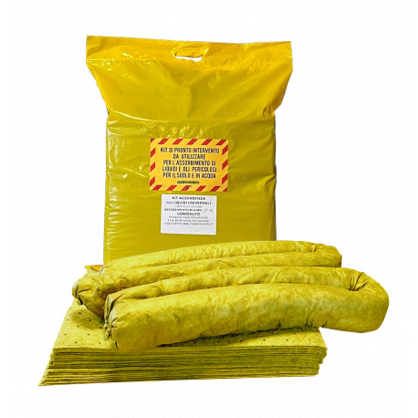 KIT Assorb. per Liquidi Chimici assorb.20 lt