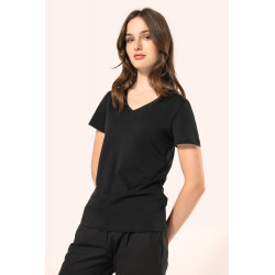 T-shirt donna Supima® maniche corte e scollo a V PK305 Kariban Premium