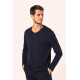 T-shirt uomo Supima® maniche lunghe e scollo a V PK306 Kariban Premium