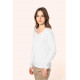 T-shirt Supima® maniche lunghe e scollo a V PK307 Kariban Premium