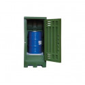 Box stoccaggio per 1 fusto da 220lt dim.830x830x1990 mm