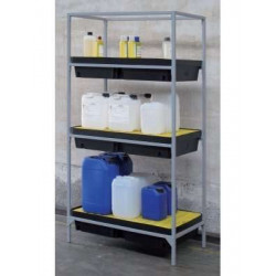 Scaffalatura per stoccaggio 180 lt 1000x600x2000 mm
