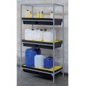 Scaffalatura per stoccaggio 180 lt 1000x600x2000 mm