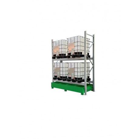 Scaffalatura stoccaggio 4 cisternette 1000 lt