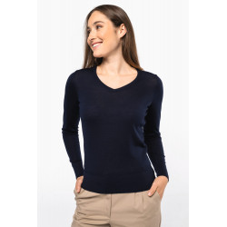 Pullover donna Merino con scollo a V PK911 Kariban Premium