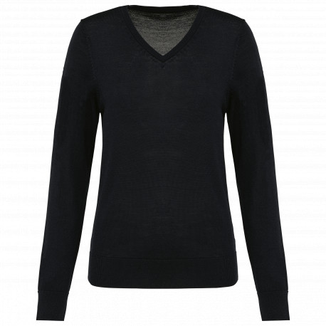 Pullover donna Merino con scollo a V PK911 Kariban Premium