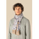 Sciarpa unisex con motivi floreali SP145 Spasso
