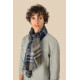 Sciarpa unisex a righe e quadri SP154 Spasso