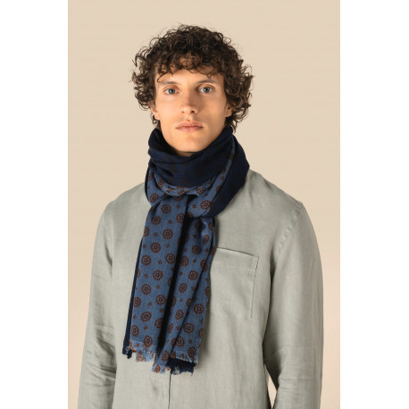 Sciarpa unisex con motivi floreali SP157 Spasso