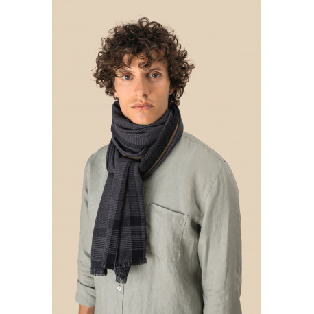 Sciarpa unisex a quadri SP159 Spasso