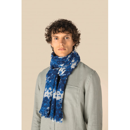 Sciarpa unisex con stampa floreale SP160 Spasso