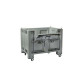 Cassa Pallet con 4 ruote e portello 600 lt 1200x800x1000 mm