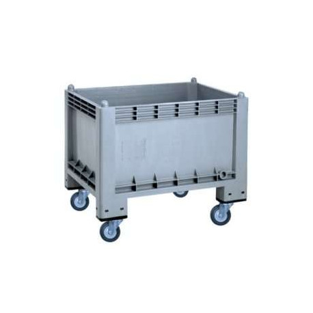 Cassa Pallet con 4 ruote 600 lt 1200x800x1000 mm