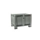 Cassa Pallet con 4 piedi 600 lt 1200x800x850 mm