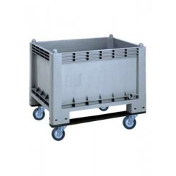 Cassa Pallet con 2 traverse + ruote 300 lt 1200x700x800 mm