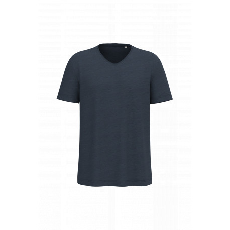 T-shirt uomo ecosostenibile con collo slub e spalle spioventi SP303 Spasso