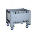 Cassa Pallet con 4 ruote 300 lt 1000x700x800 mm