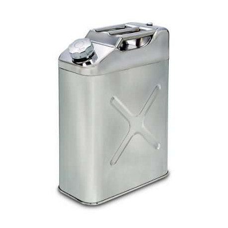 Tanica in acciaio Inox 20 lt 35x17x47 cm