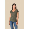 T-shirt donna scollo a V SP321 Spasso