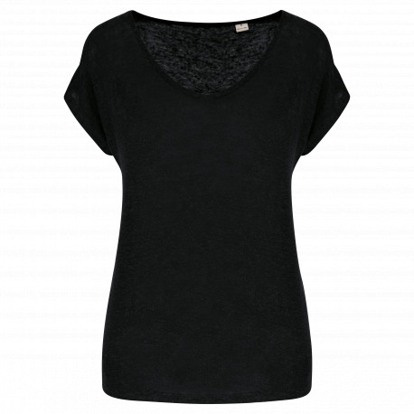 T-shirt donna scollo a V SP321 Spasso