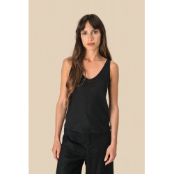 Canotta donna in lino SP343 Spasso