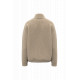 Felpa unisex 1/4 zip in sherpa con spalle spioventi SP403 Spasso
