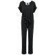 Tuta donna in maglia a maniche corte in lino SP5004 Spasso