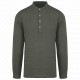 Camicia uomo con collo alla coreana slavata in lino SP507 Spasso