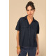 Camicia donna oversize ecosostenibile in lyocell SP514 Spasso