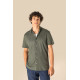 Camicia uomo a maniche corte in lino SP517 Spasso