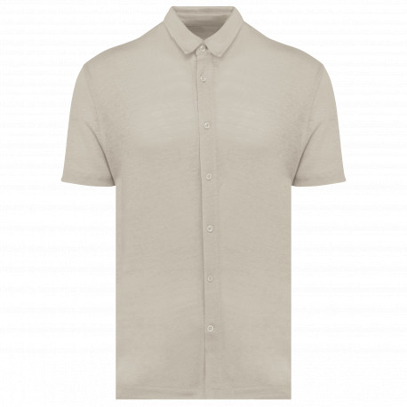 Camicia uomo a maniche corte in lino SP517 Spasso