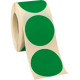 Rotolo da 500 bollini adesivi diametro mm 50 colore VERDE