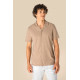 Camicia uomo ecosostenibile slavata a maniche corte con collo bowling in jersey SP522 Spasso