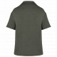 Camicia donna a maniche corte in lino con collo bowling SP523 Spasso