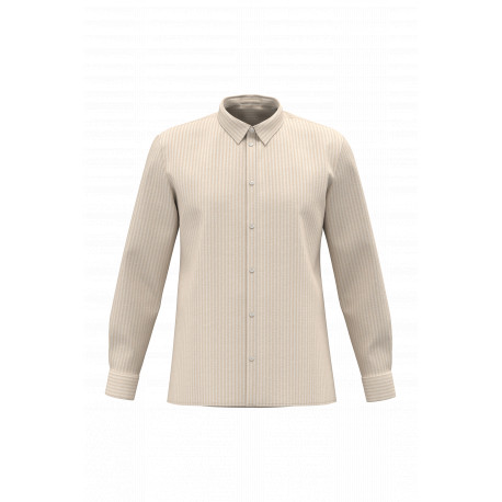 Camicia uomo a righe in lino SP525 Spasso