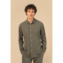 Camicia uomo slavata ecosostenibile in piqué SP529 Spasso