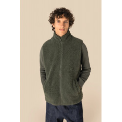 Giacca uomo senza maniche in sherpa SP603 Spasso