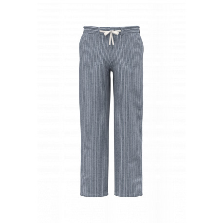 Pantaloni uomo a righe in lino SP715 Spasso
