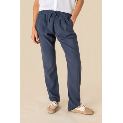 Pantaloni donna ecosostenibili slavati in lyocell SP724 Spasso