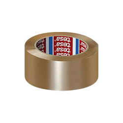 Nastro imballo in plastica riciclata marrone h. mm50x66mt